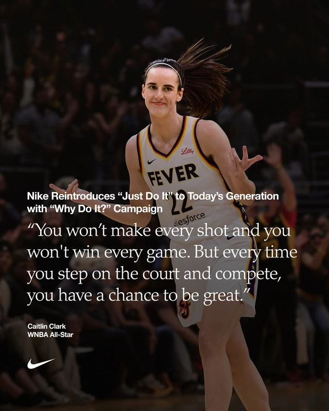 Nike's Why Do It campaign featuring Caitlin Clark